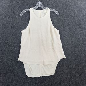 Rag & Bone Tank Top Women's Small White Polyester Lined High Low Tunic